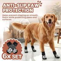Anti Slip Dog Socks, Dog Socks to Prevent Paw Licking - Grey / S - image 3