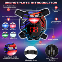 Laser Tag Guns Set of 4 Laser Tag Guns with Digital LED Score Display - Red Blue - image 4