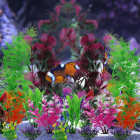 25 Pack Aquarium Plants, Fish Tank Decoration Colorful Artificial Fish Tank Decorations - image 3