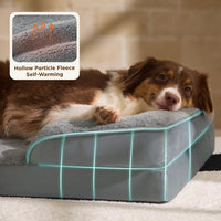 Bedsure Orthopedic Dog Bed Medium Washable Original Design - Self Warming-Grey / 42"l X 32"w X 6.5"th - image 4