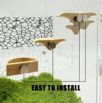 2 Pack Jumping Spider Accessories Mushroom Ledges & 1 Pack Water Bowl - beige - image 3