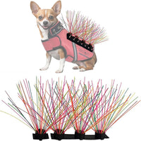 Coyotevest Coyotewhiskers Protective Nylon Dog Harness Bristles - Rainbow