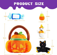 JOYIN baby pumpkin Halloween playset with play pieces and a pumpkin basket - view 5