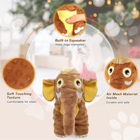 Letsmeet Plush Dog Toy with Crinkle Paper - Elephant - image 2