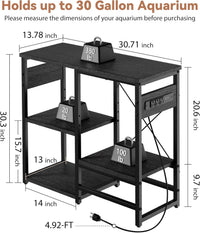 55-75 Gallon Aquarium Stand: 1000LB Capacity - 20-30 Gallon - image 3
