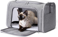Amazon Basics Soft Cat & Dog Carrier with Adjustable Shoulder Strap