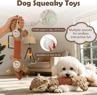 5 in 1 Squeaky Dog Toys for Tug of War - image 4