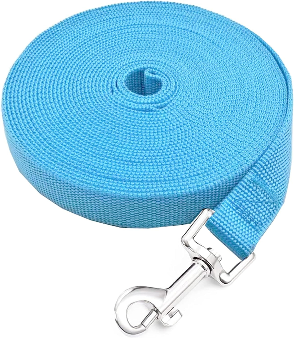SALO Nylon Training Dog Leash for Small Medium Large Dogs - Sky Blue / 1 inch x 40 feet - image 3