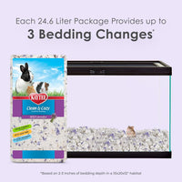 Kaytee Clean & Cozy Lavender Paper Bedding for Guinea Pigs - 24.6 Liters - image 2