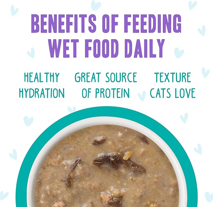 Weruva B.F.F. OMG - Best Feline Friend Oh My Gravy!, QT Patootie! with Chicken & Turkey in Gravy Cat Food, 5.5oz Can (Pack of 8)
