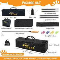 X-Large Catio Outdoor Cat Enclosure and Cat Tower Tent for Indoors and Outdoor,3 Tier Spacious Cat Tent,Portable and Foldable Catio,Two Doors Design can Assemble More Shapes (Patented)
