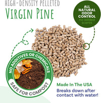 Small Pet Select Pine Pellet Bedding for Rabbits & Guinea Pigs - 8 Pound (Pack of 1) - image 3