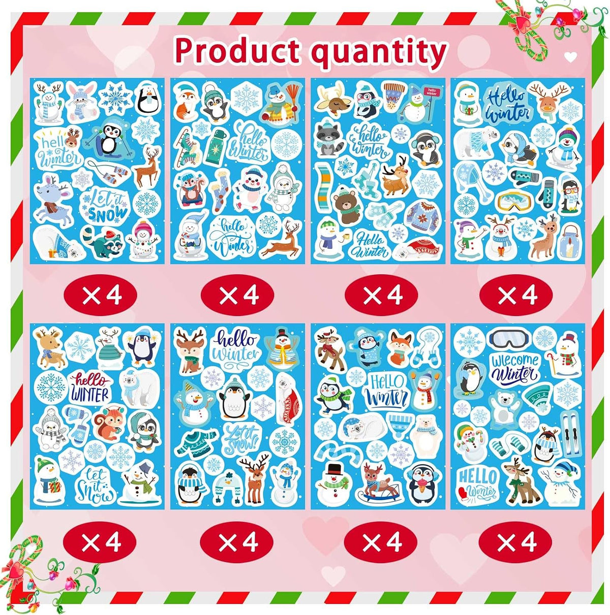 DUJAA 640-piece fall stickers for kids with pumpkins, leaves and scarecrows - view 36