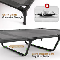 petizer XL Elevated Dog Beds for Large Dogs 48x36x9'' - 48"L x 36"W x 9"H / Blue - image 2