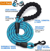 tobeDRI No Pull Dog Harness Adjustable Reflective Oxford Easy Control - Blue / Large - image 2