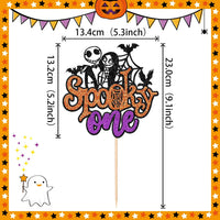 24 PCS Halloween Bat Cupcake Toppers Black Glitter Bat Cupcake Picks - Pattern C4-orange - image 2