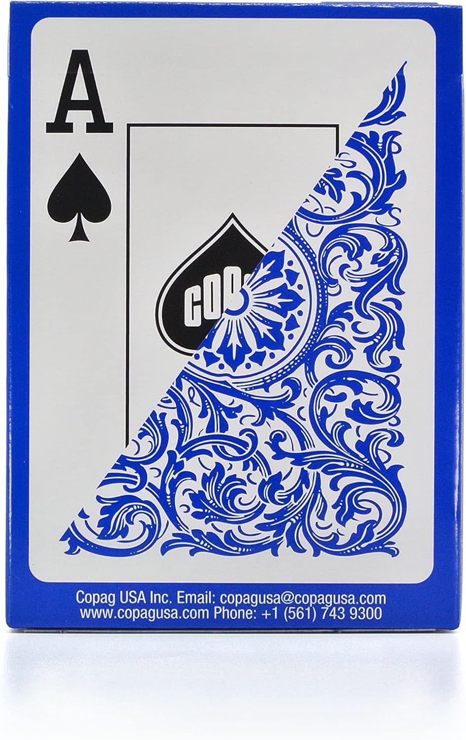 Copag Elite 100% Plastic Playing Cards - Blue - image 2