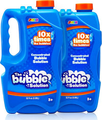 JOYIN 2 Bottles Bubbles Refill Solutions 64 oz - Blue / 64 Ounce