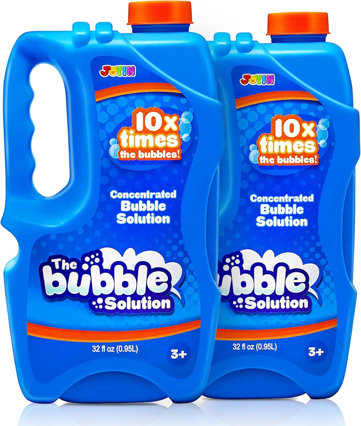 JOYIN 2 Bottles Bubbles Refill Solutions 64 oz - Blue / 64 Ounce