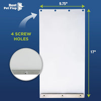 Best Pet Flap XL Replacement Dog Door Flap Compatible with Ideal Pet - 9.75" x 17" - image 4