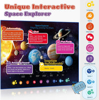 Qiaojoy bilingual talking USA map and solar system poster set with audio pen - view 16