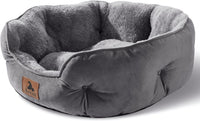 Small Dog Bed for Small Dogs, Cat Beds for Indoor Cats - Medium (Pack of 1) / Grey