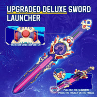 Infinity Nado sword launcher spinning top, Gale Wings metal battle top with sword-shaped launcher - view 12