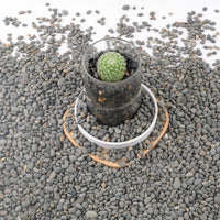 CJGQ Decorative River Rocks Pebbles for Succulents - 7lb / Black-Small