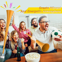 Collapsible Stadium Horn 24 Inch Vuvuzela Trumpet Blow Horns - Orange - image 2