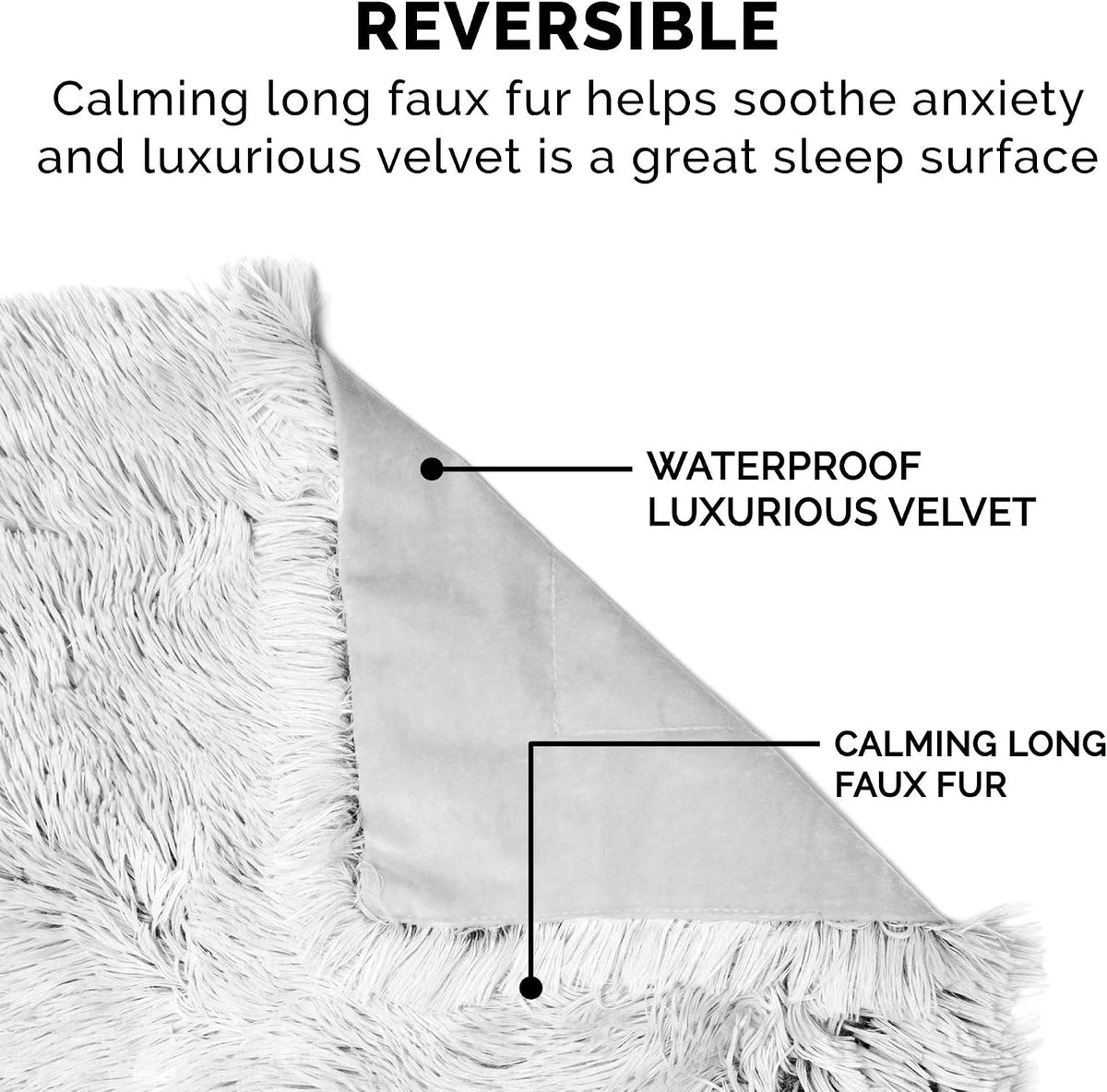 Furhaven Waterproof Throw Blanket for Dogs & Indoor Cats - Mist Gray / Small - image 4