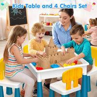 OCATO Kids Table and 4 Chairs Set Activity Table Kid Water Table – Fun for Kids & Family - Table and 4 Chairs Set - image 2