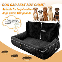 Dog Car Seat for Small Medium Dogs - Black / Large - image 2