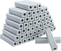 RealPlus Ceramic Bio Filter Media for Aquarium Sump Canister Pond Fish Tank, Vast Surface Area (6.2" Length / 56pcs)