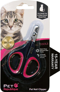 Cat Nail Clippers by Pet Republique - Black & Pink