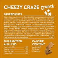 Purina Friskies Cat Treats, Party Mix Cheezy Craze Crunch - (Pack of 6) 6 oz. Pouches