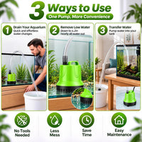 FREESEA Aquarium pump for water change: 660 GPH Drain 40 gal Fast - 40W/660GPH - image 3