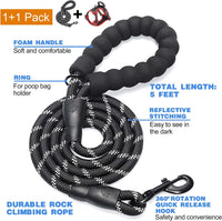 tobeDRI No Pull Dog Harness Adjustable Reflective Oxford Easy Control - Black/Red / X-Large - image 2