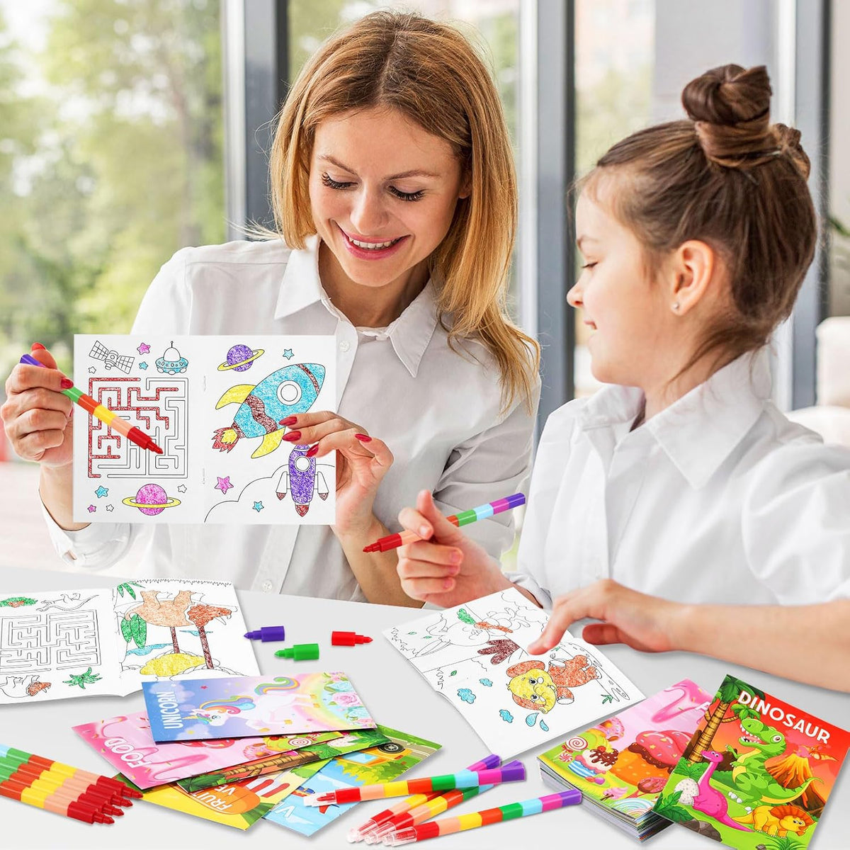 BenLouis Mini Coloring Books Bulk for Kids Ages 4-8-12 （24pcs Classic） – Fun for Kids & Family - 60 / Classic - image 4