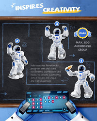 Ruko 1088 Smart Robot Toy for Kids - Blue - image 4