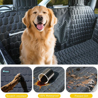 Waterproof Tesla Model Y Dog Seat Cover – 600D Oxford Rear Seat Hammock with Mesh Window