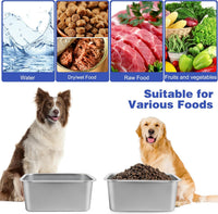 3 Gallon Large Dog Water Bowl, Stainless Steel Bowl, Giant Dogs – Essentials for Dogs - 2PCS(Original Color) / 3 Gallons - image 4