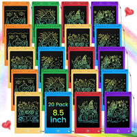 Zhehao 20 Pack 8.5 Inch LCD Writing Tablet Drawing Board - Vibrant / Cute