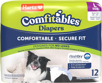Hartz Disposable Dog Diapers, Size S 36 count - Trial Pack / Large