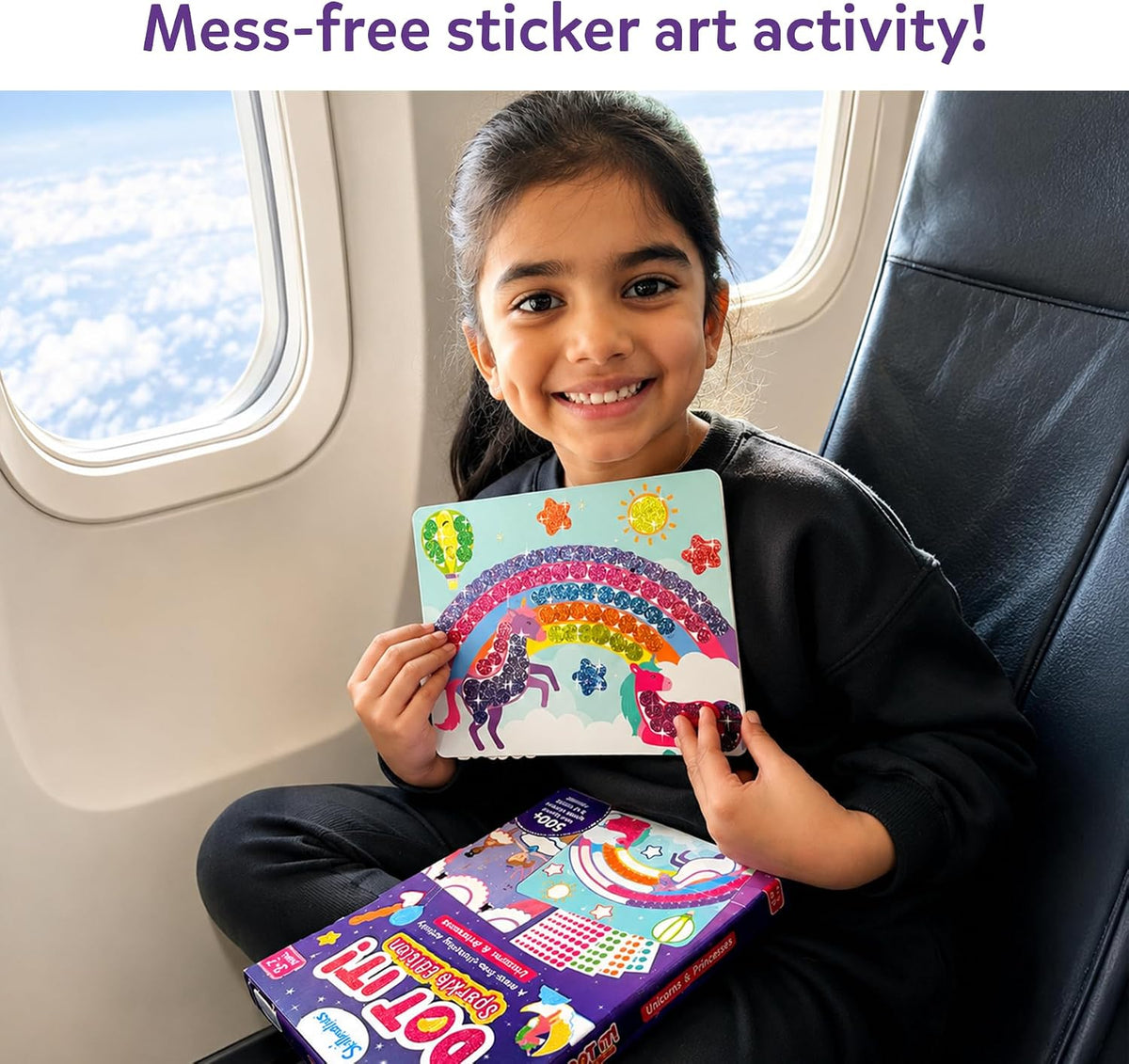 Skillmatics Dot It Sticker Art, Unicorns & Princesses Sparkle - 2. Sparkle Edition - image 4