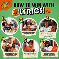 Lyrically Correct 90s and 2000s hip-hop and R&B music trivia card game box and cards - view 10