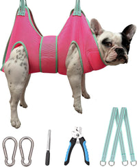 Kkiimatt Dog Grooming Hammock - Medium 26-45LB/Pink
