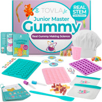 Tovla Jr. Kids Gummy Making Kit, Real Reusable Candy Science - Gummy Making Kit