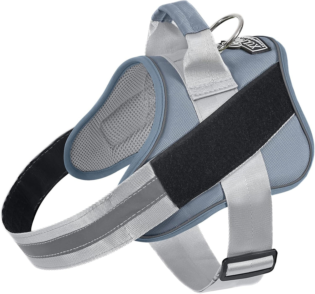 Bolux Dog Harness, No-Pull Reflective Dog Vest - X-Large (Pack of 1) / Silver