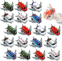 Vileafy 18 pack of mini pull back toy airplanes with metal bodies in mixed colors