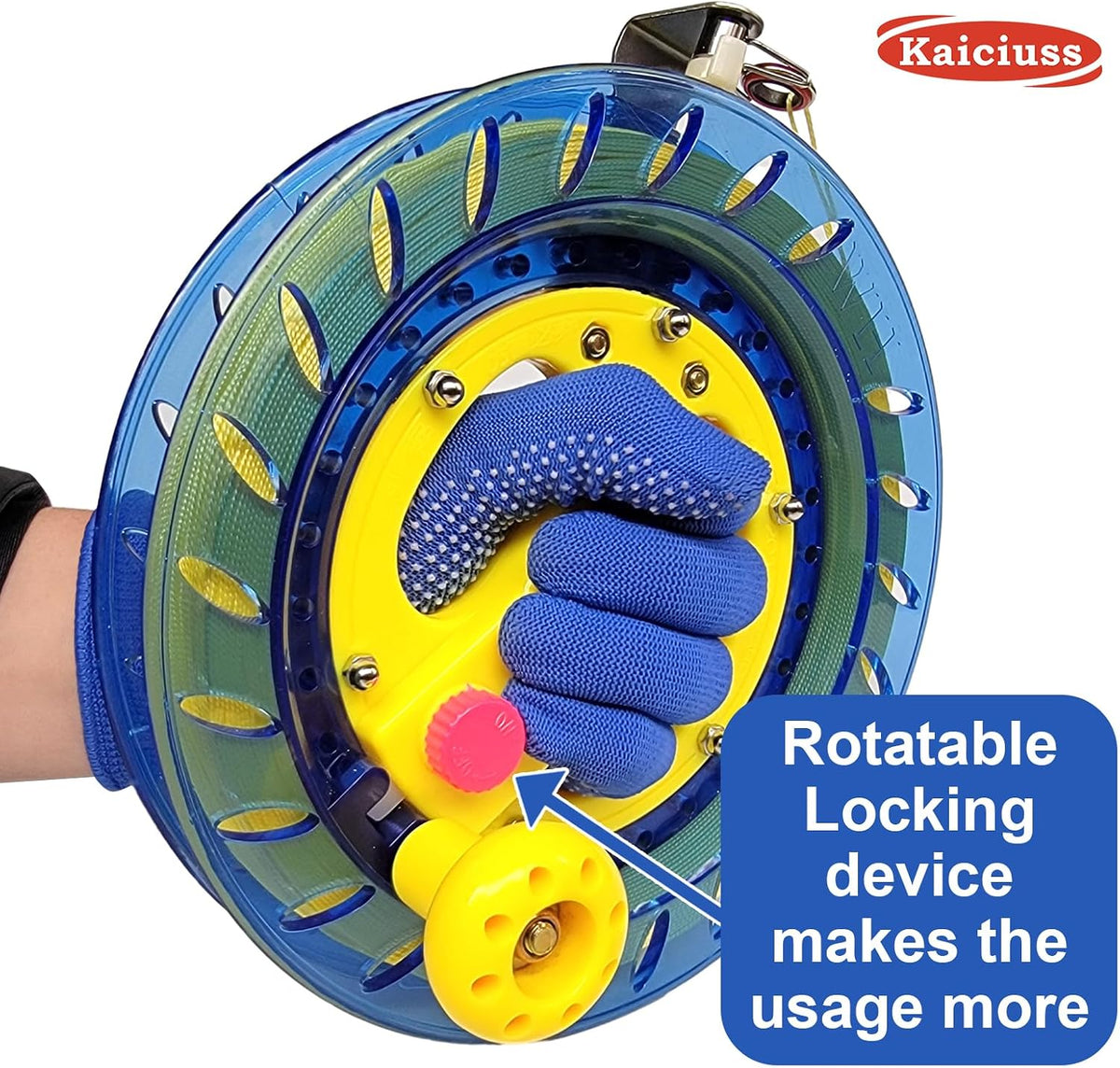 7.2in Kite Reels for Teens - Dark Blue Kite Reel / 8 inch - image 4